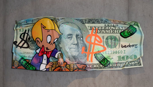 American 100$ bill / 21 X 48 inches