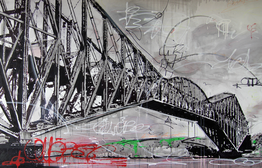 Pont de Québec / Matte Canvas or Fine art paper / Open Edition