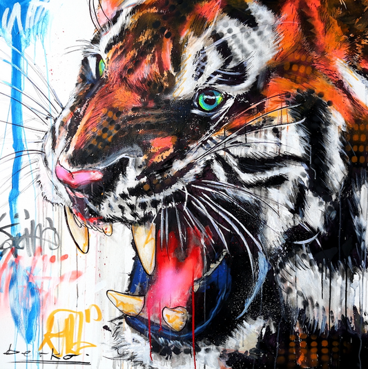 Tiger / Matte Canvas or Fine art paper / Open Edition