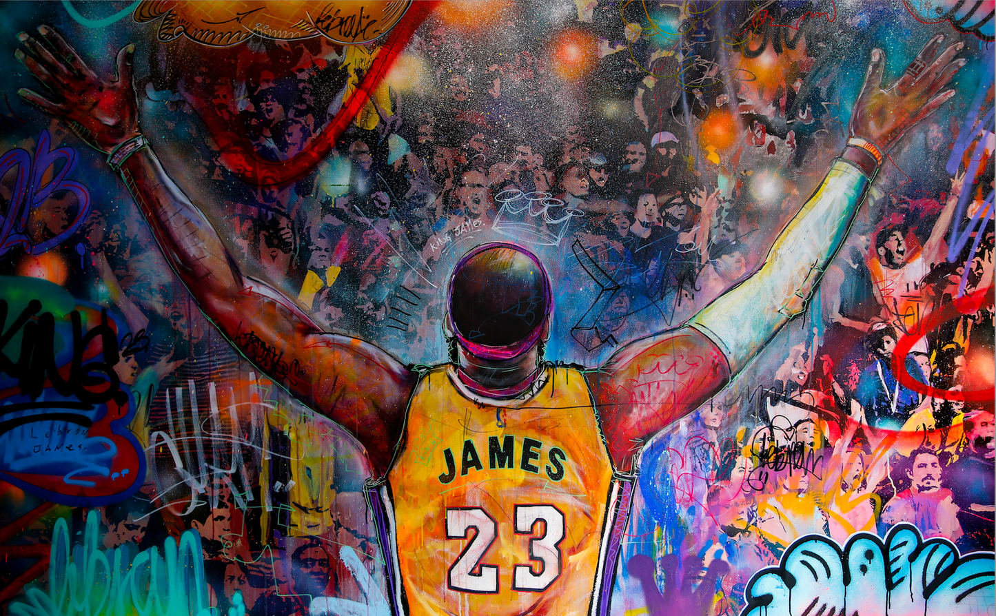 Big Lebron / Matte Canvas or Fine art paper / Open Edition